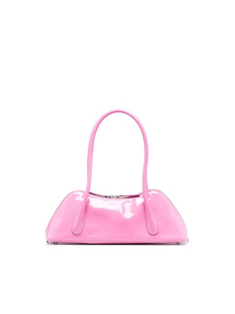 Blumarine high-shine finish leather tote bag