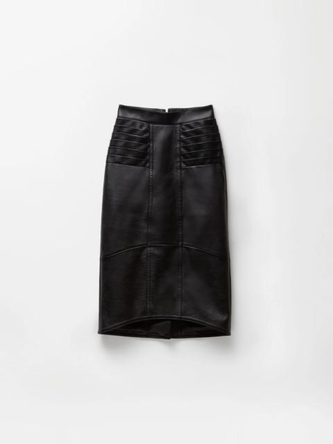 VERSACE Nappa Midi Skirt