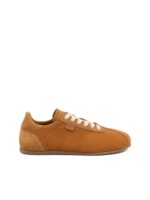 AMI Paris Soft suede panel sneakers