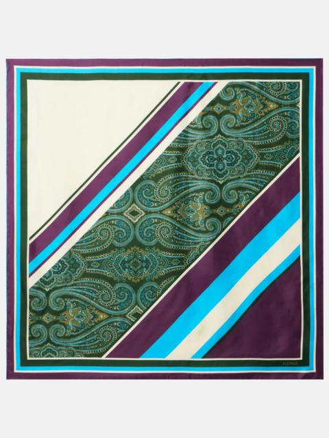 ALÉMAIS Joni printed silk twill scarf
