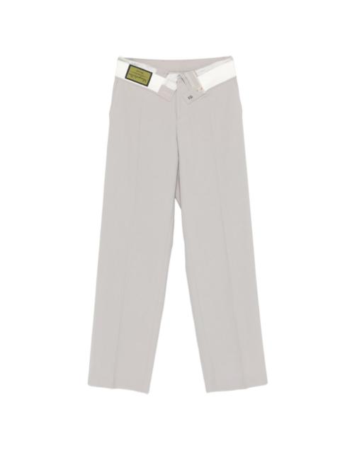 MM6 Maison Margiela asymmetric-waistband trousers