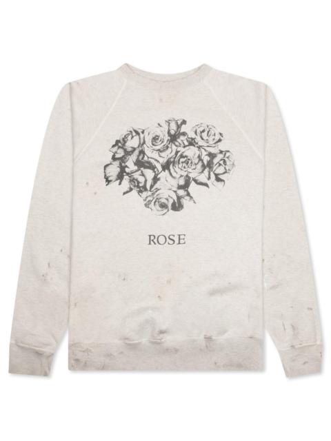 SAINT M×××××× ROSE CREWNECK - GREY
