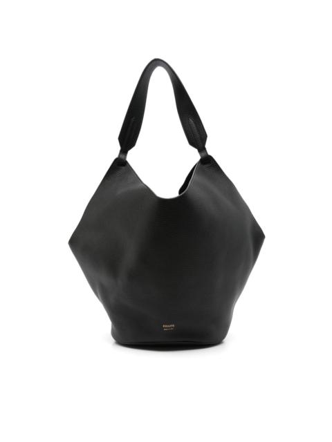 medium Lotus leather tote bag