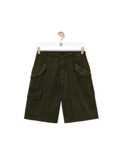 Loewe Cargo shorts in technical cotton
