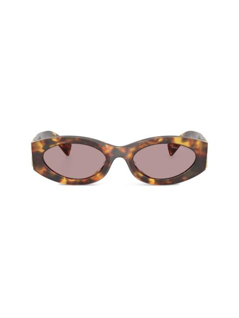 logo-lettering sunglasses