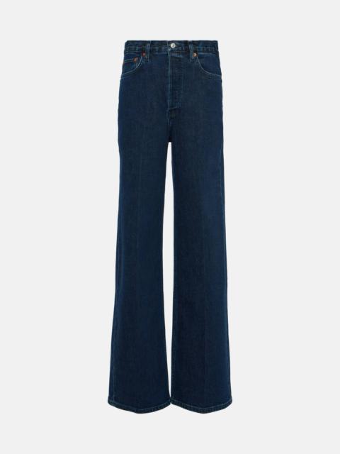 RE/DONE High-rise straight jeans