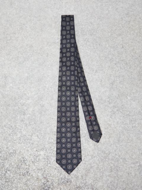 Brunello Cucinelli Silk tie with floral design