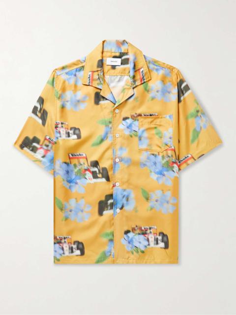Loix Camp-Collar Printed Silk Shirt