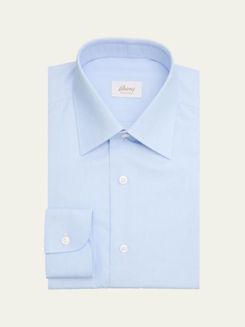 Brioni Men's Fine Stripe Cotton Dress Shirt