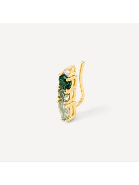 TOUS Gold climber Earring with diamond and gemstones TOUS ATELIER