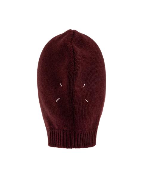 button balaclava hat