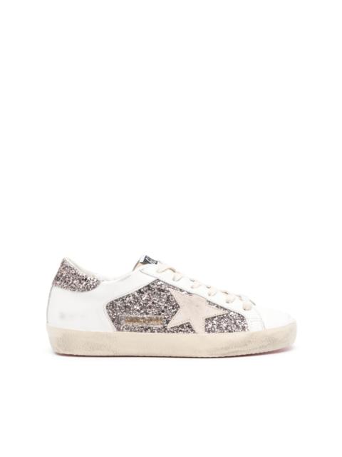 Golden Goose Super-Star glitter-detail sneakers