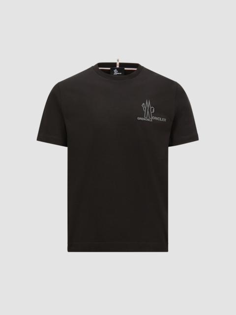 Moncler Grenoble Embossed Logo Cotton T-Shirt