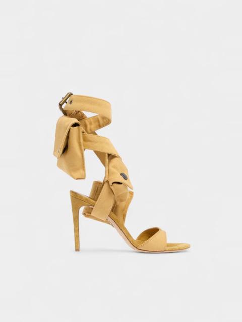 DSQUARED2 UTILITY TWIN HEELED SANDALS