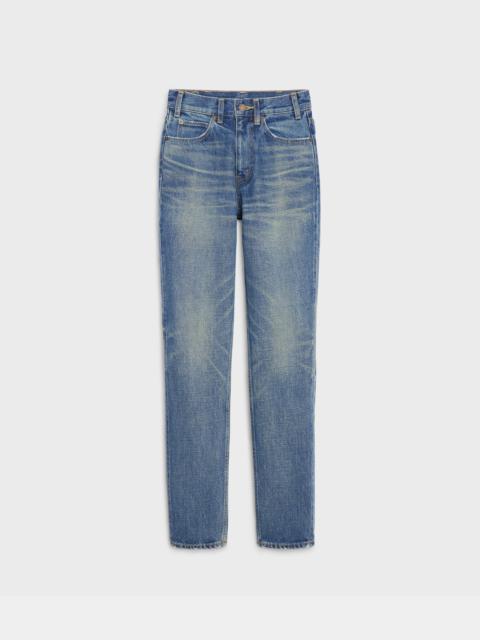 CELINE UNION WASH SLIM DENIM JEANS