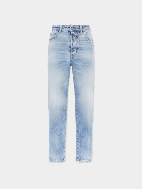 DSQUARED2 LIGHT DIAGONALE WASH BOSTON JEANS