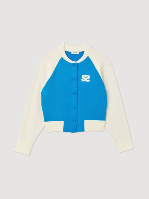 Sandro Varsity coatigan