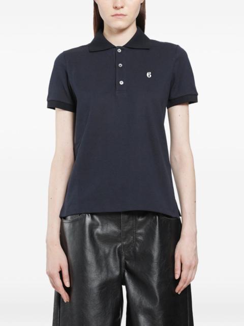 MM6 Maison Margiela logo-print short-sleeve polo shirt