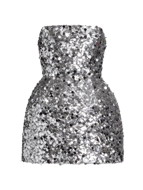BRONX BANCO Women's Maraya Sequined Minidress - Silver
