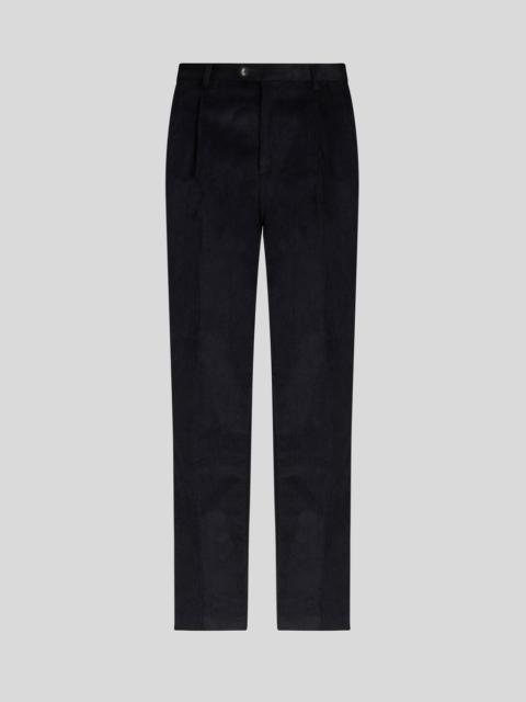 COTTON VELVET TROUSERS WITH BAND