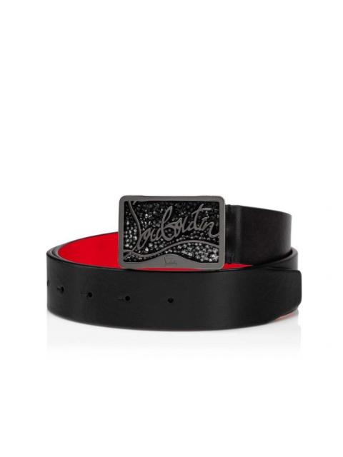 Christian Louboutin Ricky Belt BLACK/BLACK-SILVER/GUNMETAL