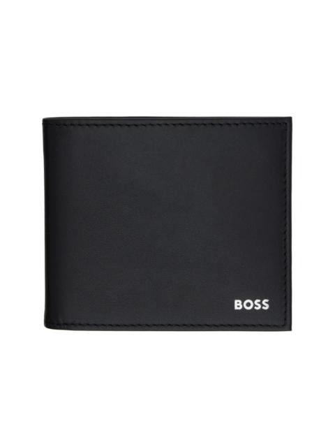 BOSS Black Smooth-Leather Logo Blllfold Wallet