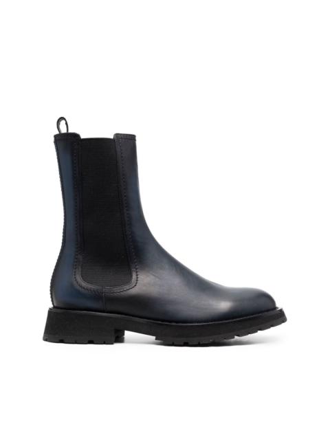 Alexander McQueen elasticated leather boots