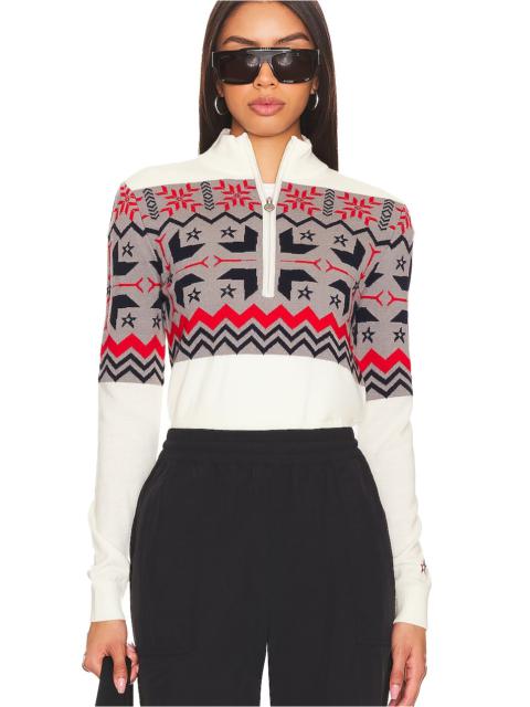 PERFECT MOMENT Nordic Half Zip Sweater