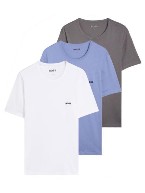 BOSS Boss Classic Logo-embroidered Cotton T-shirt set of Three