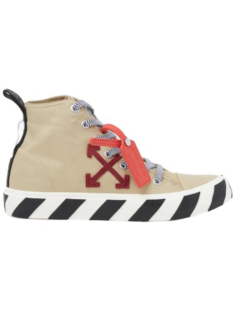 OFF-WHITE Vulc Mid Sand Burgundy