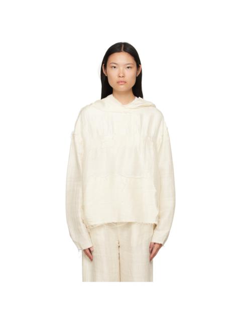 AIREI Beige Destiny Ghost Hoodie