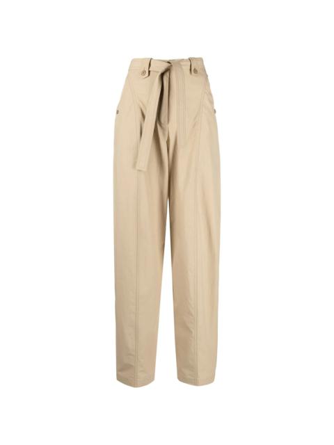 KENZO tied-waist cropped trousers