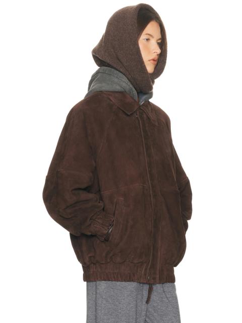 HELSA The Oversized Suede Bomber