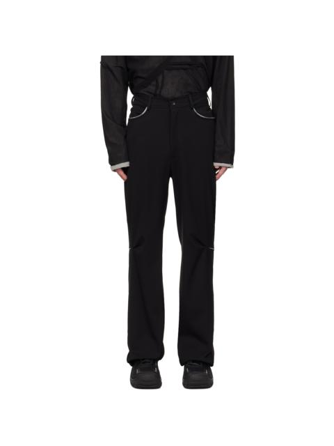 Kiko Kostadinov Black Ohne K-Dart Trousers