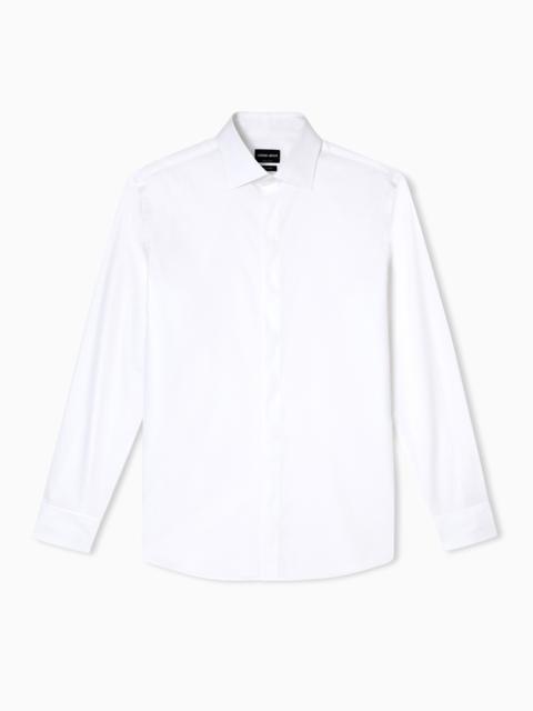 GIORGIO ARMANI REGULAR-FIT LUXURY COTTON SHIRT