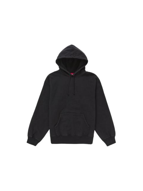 Supreme Supreme Frayed Hooded Sweatshirt Black | REVERSIBLE