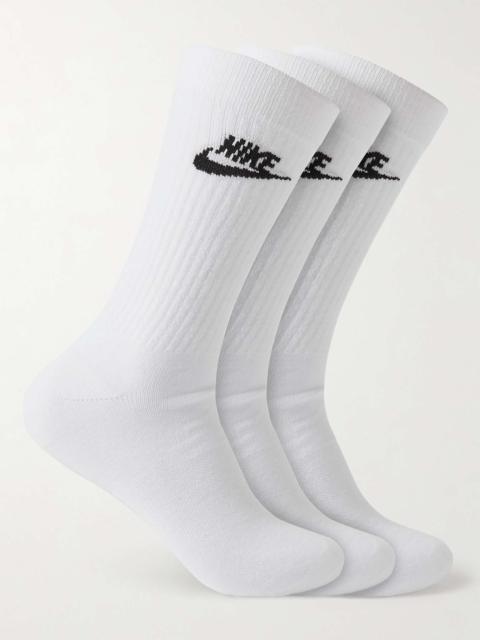 Three-Pack Nike Sportswear Everyday Essential Recycled Dri-FIT Socks