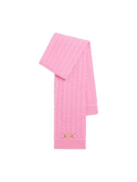 PATOU cable knit scarf