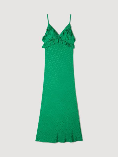 Sandro MAXI DRESS WITH STRAPS