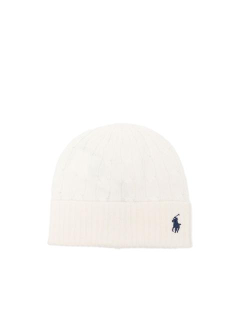 Polo Ralph Lauren cable-knit beanie hat