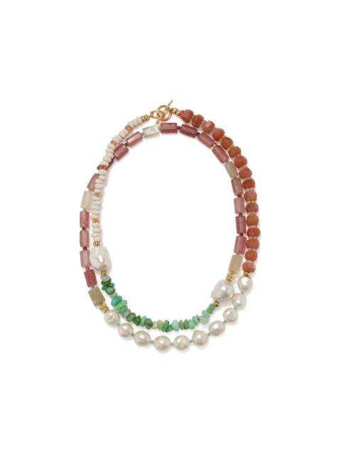 LIZZIE FORTUNATO Cabana beaded necklace