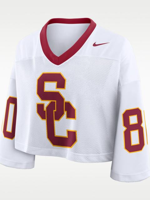 Nike USC Logo Women's Nike Dri-FIT College Cropped Jersey