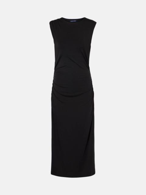 VERONICA BEARD Baxter ruched jersey midi dress