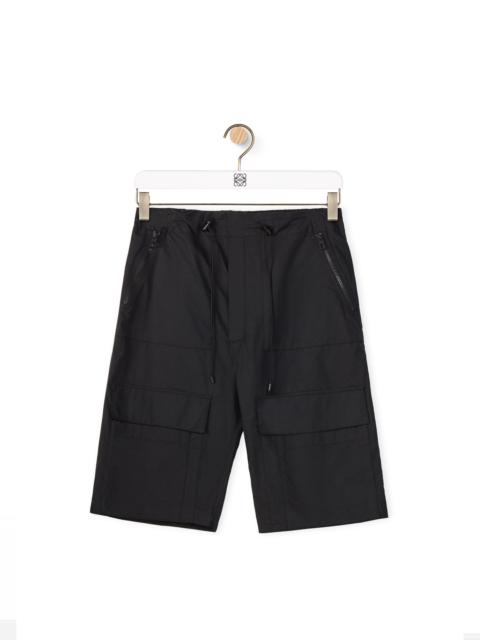 Loewe Utility cargo bermuda shorts in cotton