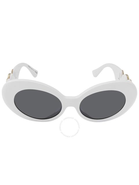 VERSACE Versace Dark Grey Oval Ladies Sunglasses VE4426BU 314/87 54