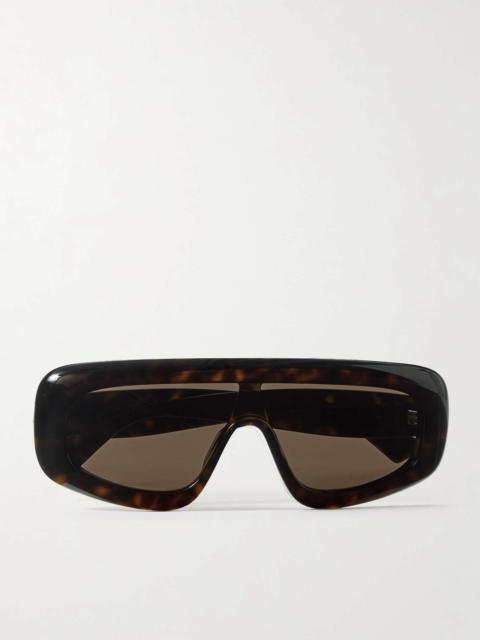 D-frame tortoiseshell acetate sunglasses