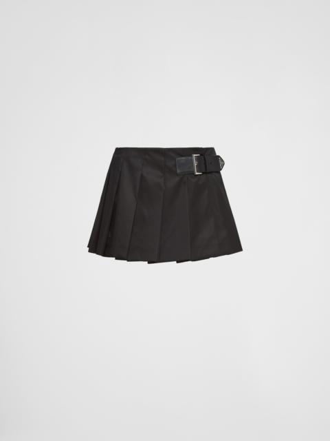 Prada Pleated Re-Nylon miniskirt