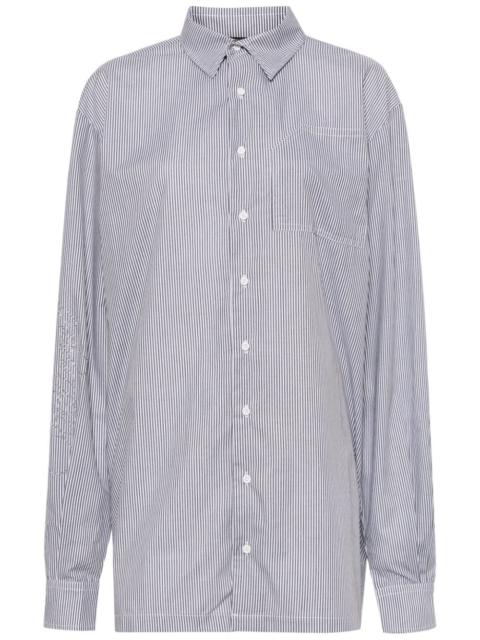 OTTOLINGER rhinestone-embellished striped shirt