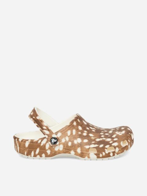 crocs Classic Pop Animal Clogs Carob