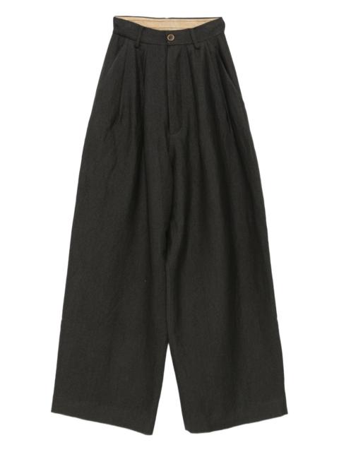 UMA WANG high-waisted palazzo trousers